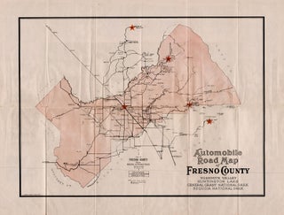 Pictorial Map of Fresno County and Mid-California's Garden of the Sun [and] Automobile Road Map of Fresno County.