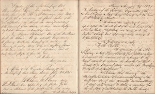 [Original Draft of the] Constitution [and Minutes] of the New Bedford Anti Slavery Society, adopted June 26th 1834.