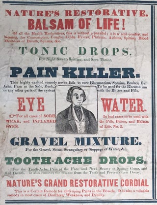 Indian Vegetable Medicines! A Most Important and Wonderful Discovery for the Restoration of Health! Prepared by J. S. Spear, the Old Indian Doctor!! So Celebrated for his Remarkable Cures.