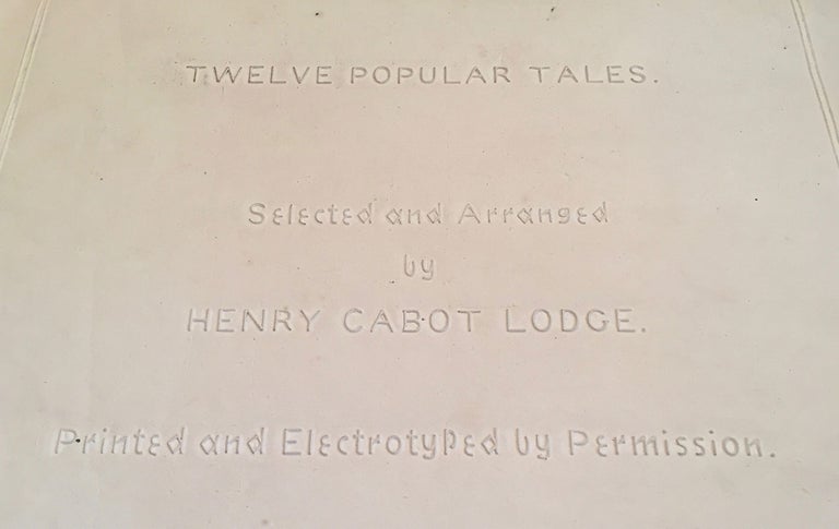 Item #4187 Twelve Popular Tales. Henry Cabot Lodge, ed.
