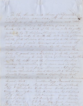 [Archive Relating to the Founding of the Town of Brewer, Maine. Etc.]