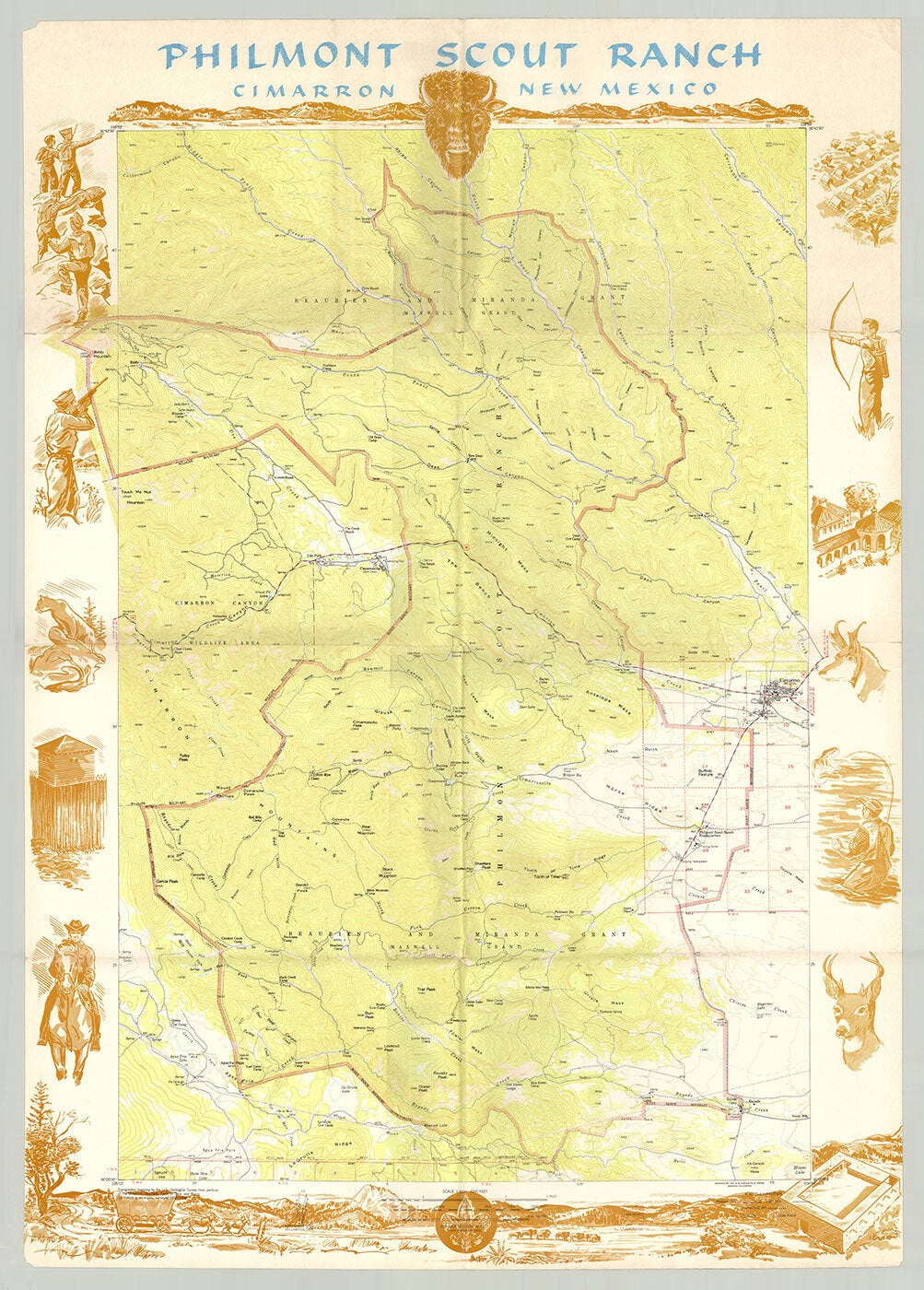 Camp Kickapoo Scout Ranch Map.pdf Philmont Scout Ranch, Cimarron, New Mexico | Geological Survey, U S