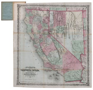 Item #4234 Bancroft’s Map of California and Nevada. H. H. Bancroft