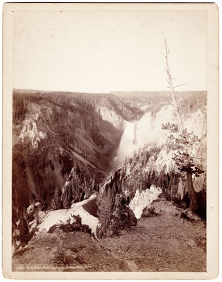 Lower Falls from Point Lookout, Yellowstone Park.