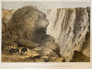 The Victoria Falls Zambesi River: sketched on the spot by T. Baines.
