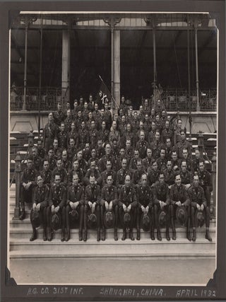 [U.S. 31st Infantry Regiment in the Philippines and Shanghai.]