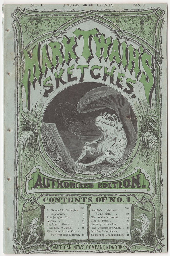 Item #4589 Mark Twain’s Sketches. Authorised Edition. With Illustrations by R. T. Sperry. Samuel L. Clemens, Mark Twain.
