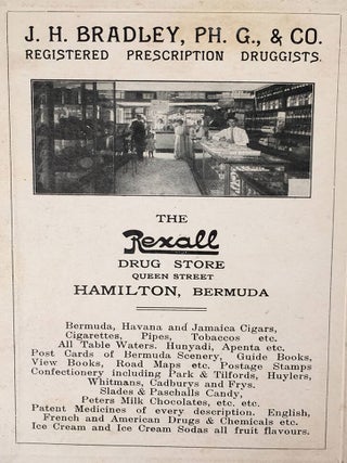 Driving and Cycling Road Map of the Bermuda Islands. Specially compiled for the Rexall Store, Hamilton, Bermuda.