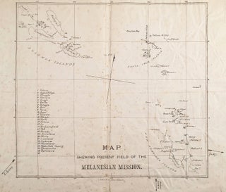 Map Shewing Present Field of the Melanesian Mission.