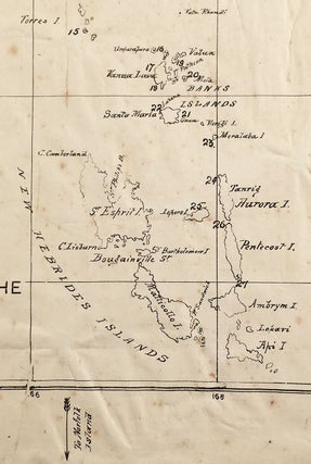 Map Shewing Present Field of the Melanesian Mission.