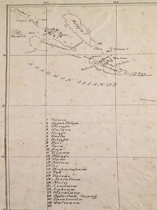 Map Shewing Present Field of the Melanesian Mission.
