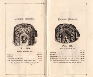 Price List of Ottomans & Hassocks, manufactured by the American Ottoman & Hassock Company, 110 Leonard St., New York.