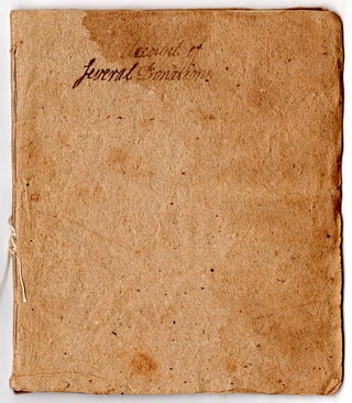Account of Several Donations [cover title]. An Account of the Several Donations Given for the Promotion & Schooling of Poor Children at or near the Falls Meeting House of Friends [heading, p. 1].