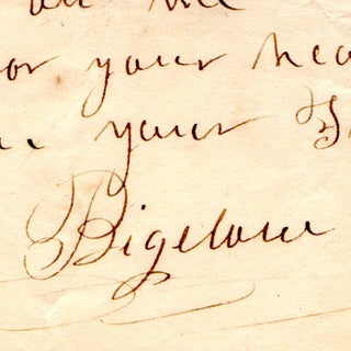 [An early Arkansas trader’s letter written during the Indian Removal period].