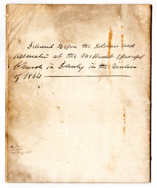 Delivered Before the Soldiers Aid Association at the Methodist Episcopal Church in Danby in the Winter of 1864.