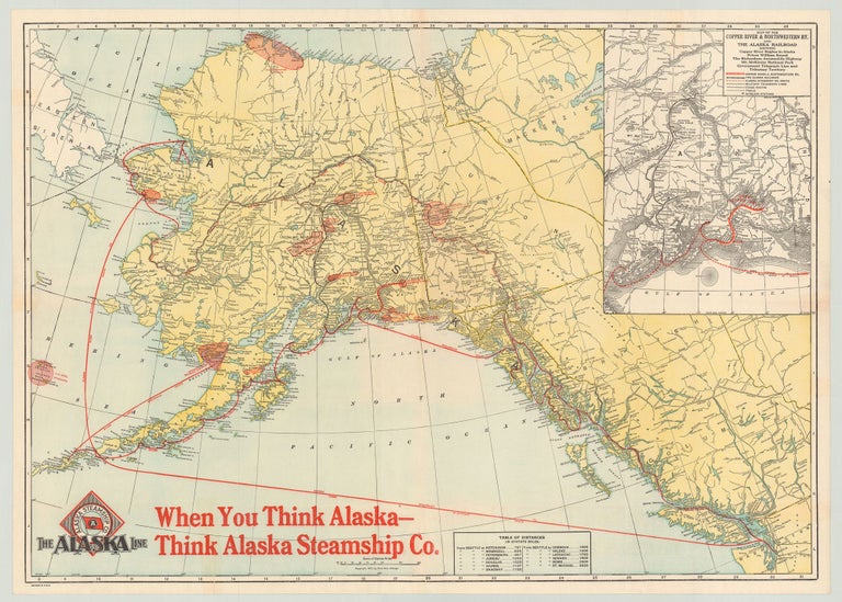 Item #5189 The Alaska Line. When You Think Alaska—Think Alaska Steamship Co. Alaska Steamship Co.