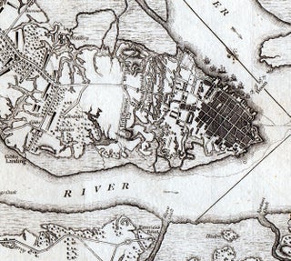 Plan of the Siege of Charlestown in South Carolina.