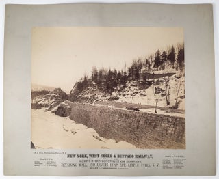 [New York, West Shore & Buffalo Railway Mammoth Plate Photos and Scrapbook.]