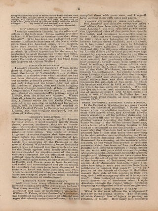 Campaign Document No. 26. Address of the National Democratic Committee. The Perils of the Nation. Usurpations of the Administration in Maryland and Tennessee. The Remedy to be Used.
