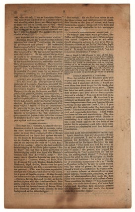 Campaign Document No. 26. Address of the National Democratic Committee. The Perils of the Nation. Usurpations of the Administration in Maryland and Tennessee. The Remedy to be Used.