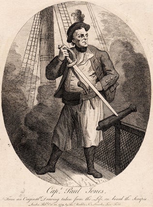 Capt. Paul Jones, From an Original Drawing taken from the Life, on board the Serapis.