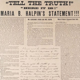 “Tell the Truth!” “Here It Is!!” Maria B. Halpin’s Statement!!!