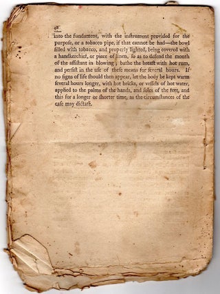 A Discourse on the Subject of Animation. Delivered before the Humane Society of the Commonwealth of Massachusetts, June 11, 1792.