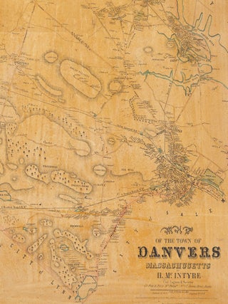Map of the Town of Danvers Massachusetts.