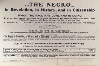 The Negro In Revelation, In History and in Citizenship. What the Race Has Done and is Doing in Arms, Arts, Letters, The Pulpit, the Forum, The School, The Marts of Trade and With Those Mighty Weapons in the Battle of Life the Shovel and the Hoe. A Message to All Men That He is in the Way to Solve the Race Problem for Himself.