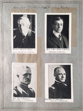 [Scrapbook of WWI Intelligence Officer and Author.] World War Scrap Book [cover-title].