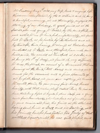 A Brief Account of William Horsfall’s Tour of America. Commencing May 1st and Ending July 24th, 1883.