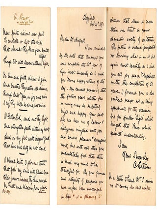 A Brief Account of William Horsfall’s Tour of America. Commencing May 1st and Ending July 24th, 1883.