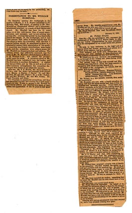 A Brief Account of William Horsfall’s Tour of America. Commencing May 1st and Ending July 24th, 1883.