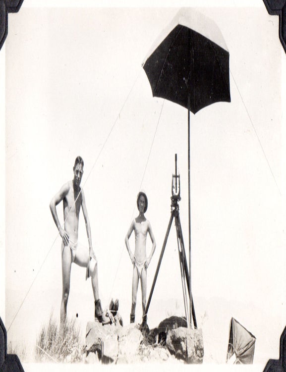Item #5475 [Boulder [Hoover] Dam Photo Album: Surveying and construction.] Photographs [Cover-title]. Carl Martin, compiler?