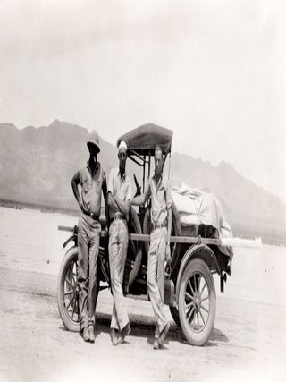 [Boulder [Hoover] Dam Photo Album: Surveying and construction.] Photographs [Cover-title].