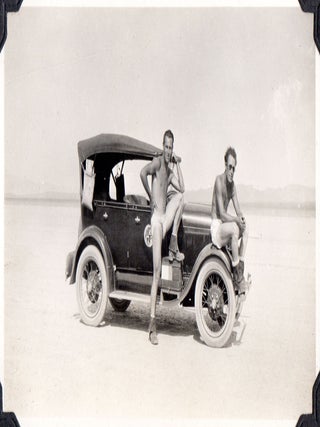 [Boulder [Hoover] Dam Photo Album: Surveying and construction.] Photographs [Cover-title].