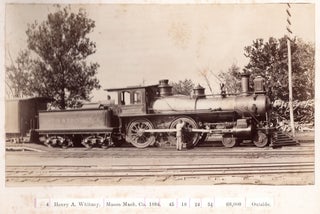 [Locomotive photo archive.] Photographs; Porte Feuille [cover-titles].