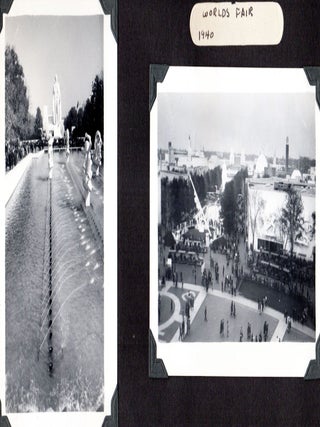 [Photo album including 1939&ndash;40 World&rsquo;s Fair content.] Photographs.