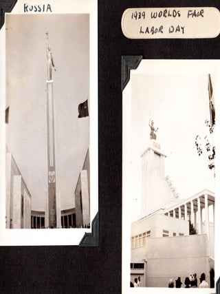 [Photo album including 1939&ndash;40 World&rsquo;s Fair content.] Photographs.