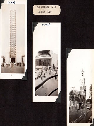 [Photo album including 1939&ndash;40 World&rsquo;s Fair content.] Photographs.