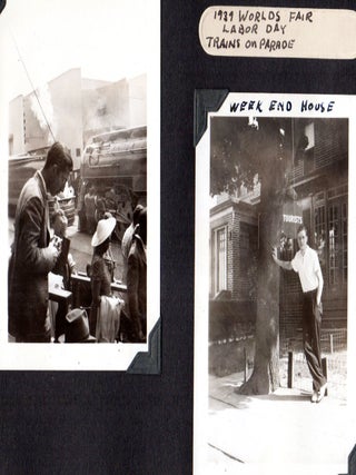 [Photo album including 1939&ndash;40 World&rsquo;s Fair content.] Photographs.