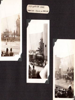 [Photo album including 1939&ndash;40 World&rsquo;s Fair content.] Photographs.