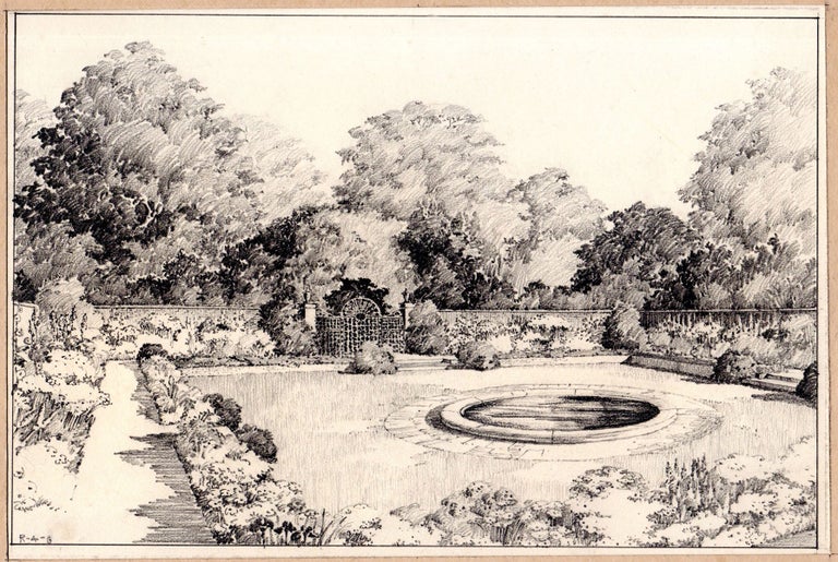 Item #5515 [An archive of twenty-six original landscape design drawings]. Ferruccio Vitale, Jr, Alfred Geiffert.