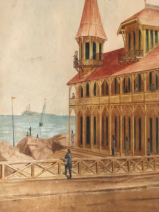 Perspective View [of the Salem Willows Pavilion].