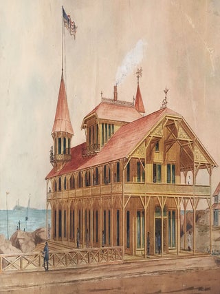 Perspective View [of the Salem Willows Pavilion].
