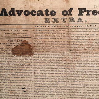 Advocate of Freedom, EXTRA [newspaper].