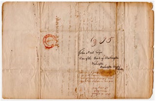 Proposals by John S. Wiesling and Francis B. Shunk, of Harrisburg, for Publishing by subscription, The Proceedings relative to calling the Conventions of 1776 and 1790 [with autograph letter by Shunk on integral leaf].