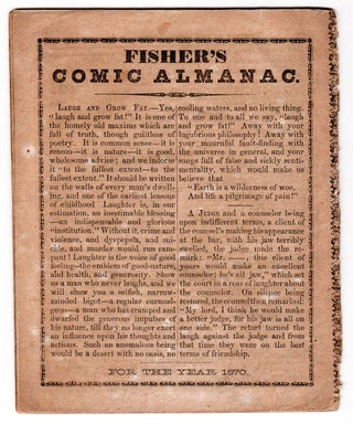 Fisher’s Comic Almanac. 1870.