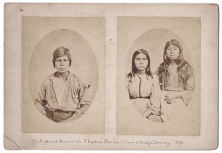Item #5615 Boys and Girls of the Choctaw Nation,—S.E. corner of Indian Territory. 1872. Antonio...
