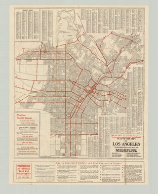 Item #5628 City and Harbor of Los Angeles [panel title]. Clason Map Co